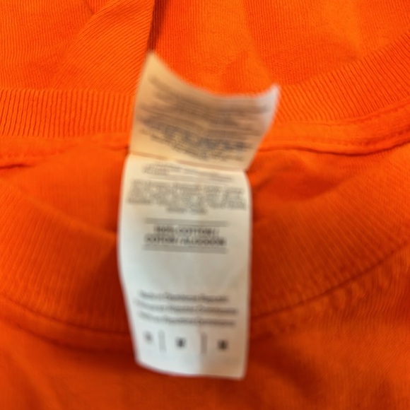 Denver Broncos Orange Cotton Men’s Tee Sunday Subday Subway Sz M Like New - Picture 4 of 4